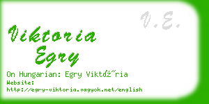 viktoria egry business card